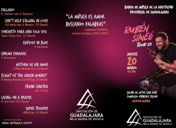La Banda de Música de la Diputación y el trompetista Rubén Simeó ofrecen un concierto gratuito en el San José