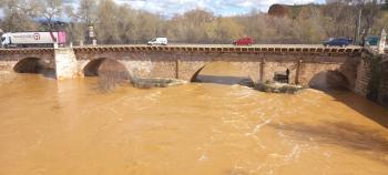  Nueva crecida del Henares tras las lluvias y la nieve de los últimos días. La alerta continúa ante la llegada de otra borrasca