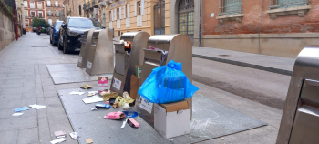 LOS VECINOS DENUNCIAN. Imagen deplorable en pleno casco histórico. 