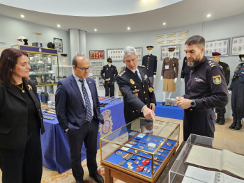 Pablo Bellido se reúne con el nuevo comisario de la Policía Nacional en Guadalajara 