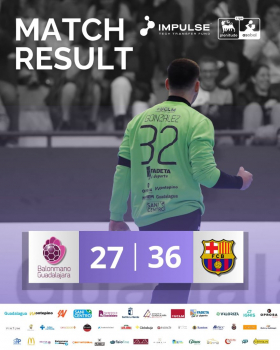 El IMPULSE Balonmano Guadalajara compitió con honores frente al campeón de Europa