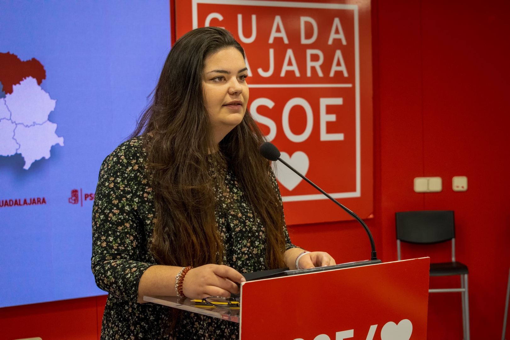 María Pérez Schenell, secretaria general de Juventudes Socialistas de Guadalajara//Imagen: PSOE
