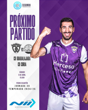 El CD Guadalajara busca dar otro paso hacia el ascenso, o quizás el definitivo, ante un Coria en racha