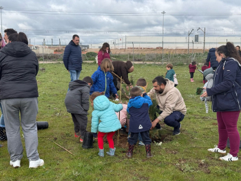 Doscientos nuevos árboles en el 'Pequeño Bosque' de Castillejos
