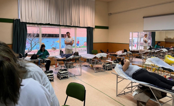 Los alumnos del Isidro Almazán ayudan a salvar vidas a través de una campaña de donación de sangre