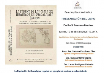 Raúl Romero presenta su libro “La Fábrica de las Casas del Infantado en Guadalajara (1376-1512)" en el San José