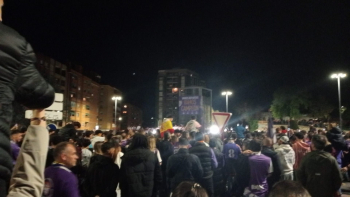Bejanque se tiñó de morado al grito de "¡¡¡Dépor CAMPEÓN!!!"