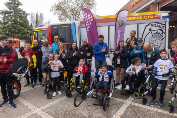 Deporte, camaradería, solidaridad e inclusión en la XXIII Carrera de los Bomberos de Guadalajara