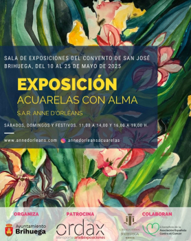 Brihuega acoge la exposición 'Acuarelas con alma'