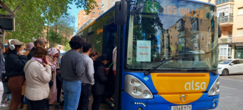 Segunda jornada de huelga en los autobuses urbanos de Guadalajara, secundada por el 100% de los trabajadores