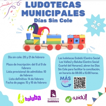 El Ayuntamiento abre la inscripción a ‘Días sin cole en la granja’ y ‘Ludotecas en carnaval’ para los días 20 y 21 de febrero