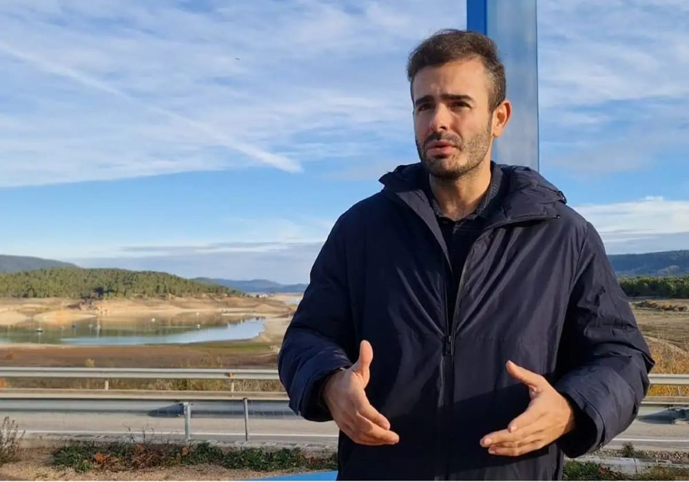 Imagen de archivo del presidente de los ribereños, Borja Castro. Imagen: Asociación de Municipios Ribereños de Entrepeñas y Buendía