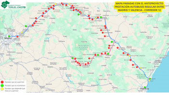 La Otra Guadalajara y Tierra Molinesa llaman a hacer alegaciones al anteproyecto del servicio de transporte entre Madrid y Valencia, cuyo plazo termina el 29 de mayo