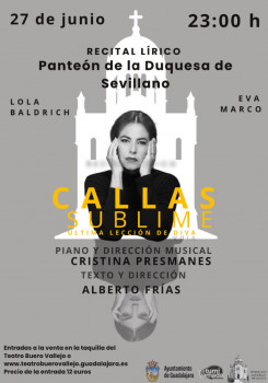 El Panteón de la Duquesa de Sevillano acogerá por primera vez un recital lírico teatralizado 