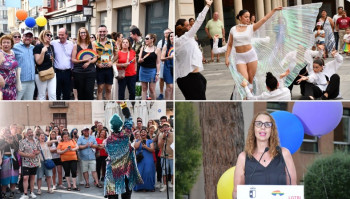 Color, música y reivindicación en el 'Paseo con orgullo' celebrado ayer en la capital