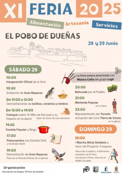 Pobo de Dueñas celebra la XI Feria de Artesanía y Alimentación