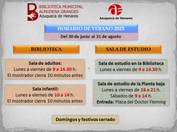 La Biblioteca Municipal Almudena Grandes adapta sus servicios al verano