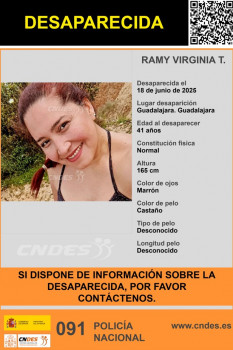 Se busca a una mujer de 41 años desaparecida en Guadalajara
