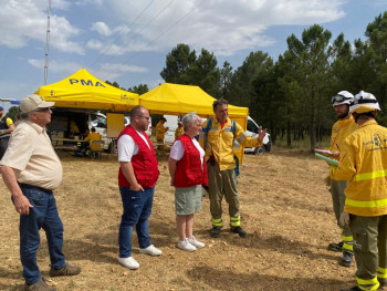 El Gobierno regional desarrolla un simulacro de incendio forestal con evolución a nivel 1 para perfeccionar la respuesta y coordinación en emergencias 