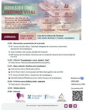 El Observatorio contra la Despoblación presenta el informe “Guadalajara como Destino Vital” a través de unas jornadas, en Fontanar