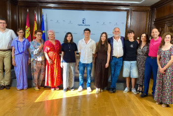 El Gobierno Regional recibe al alumnado con las mejores calificaciones en la PAU 2025