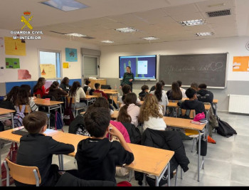 La Guardia Civil realizó cerca de 800 actividades en centros educativos de Guadalajara