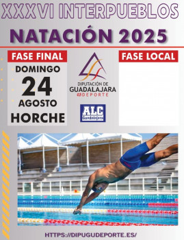 El XXXVI Interpueblos de Natación empieza el martes 15 de julio en Chiloeches