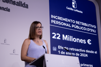 Castilla-La Mancha aprueba la subida salarial del 0,5 por ciento para el personal público