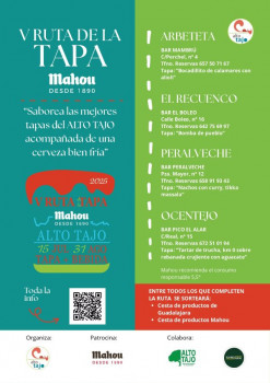 Festín de sabores en la V Ruta de la Tapa del Alto Tajo