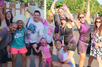 Más de 250 participantes en la 6º carrera de los colores de Cabanilas