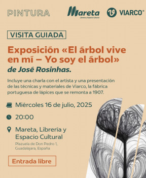 El artista portugués José Rosinhas divulga su pintura en Mareta