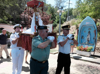 Bolarque honra a la Virgen del Carmen con una emotiva procesión marinera