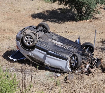 El Ceis Guadalajara interviene en un accidente de tráfico en la R-2