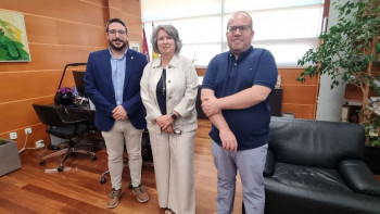 Mercedes Gómez se reúne con el alcalde de Azuqueca para avanzar con algunos proyectos de su cartera