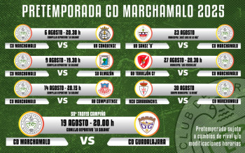 El CD Marchamalo arranca su pretemporada el 4 de agosto con siete partidos amistosos