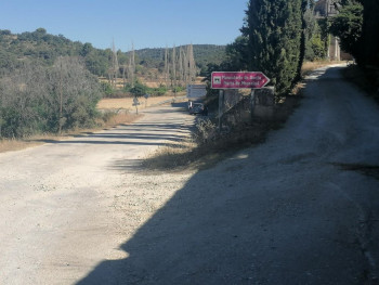 Reclaman que se arregle la carretera del Monasterio de Monsalud para evitar accidentes