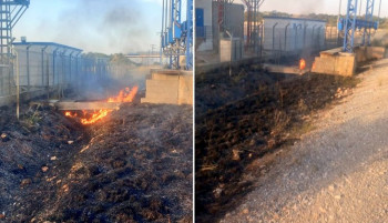 Dos trenes de alta velocidad detenidos en la provincia a causa de un incendio en una subestación eléctrica de Adif