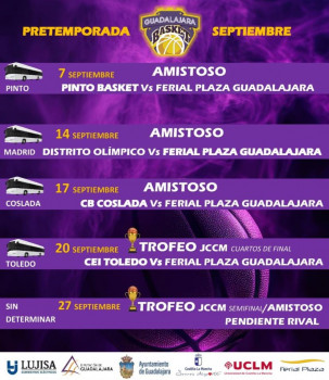 El Guadalajara Basket arranca motores con una intensa pretemporada para sus equipos masculino y femenino