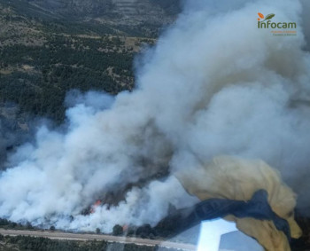 Incendio en La Huerce