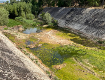 El Ayuntamiento de Sacedón denuncia la dejadez de la CHT en el mantenimiento del canal del trasvase
