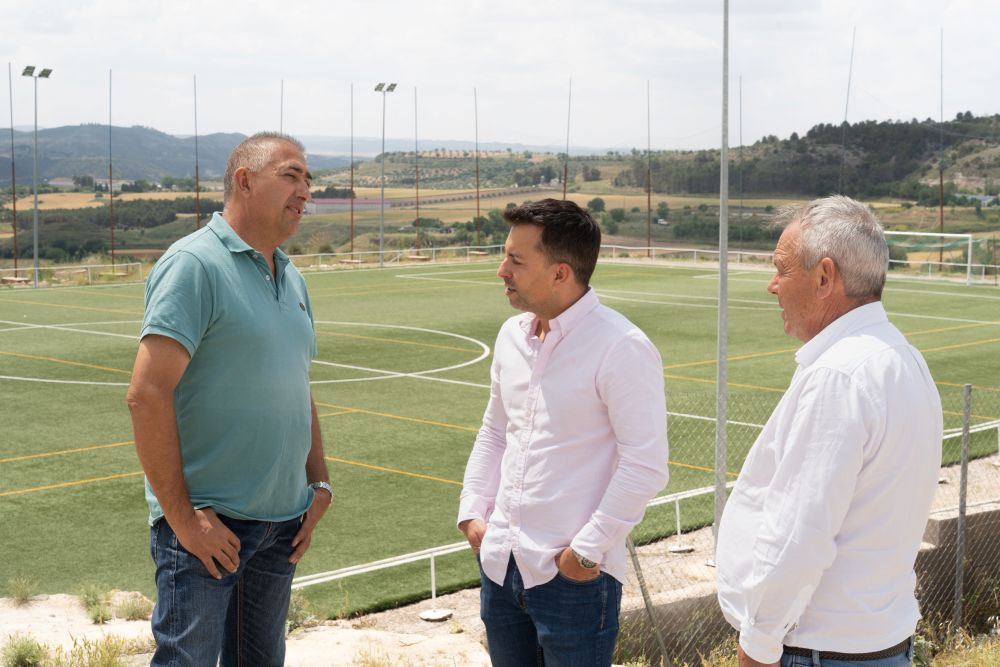 Visita a las obras ejecutadas en Almoguera. Imagen: Diputación de Guadalajara