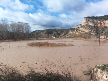 La CHE alerta de posibles crecidas súbitas en cauces menores y barrancos en el Señorío de Molina 