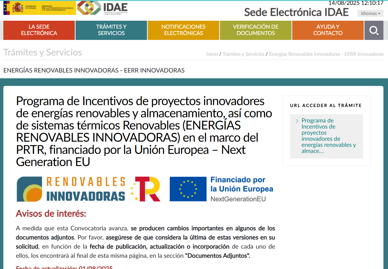 Fuente: https://sede.idae.gob.es/