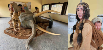 El CIPAT de Tamajón estrena una escena de caza y una figura de homo sapiens