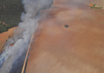Declarado un incendio forestal en Yebes