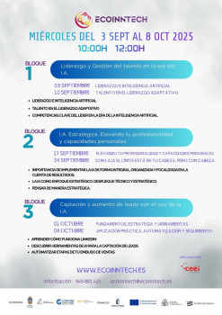 CEEI Guadalajara presenta su nuevo programa formativo “IA 360: Lidera el Cambio, Conecta el Futuro”