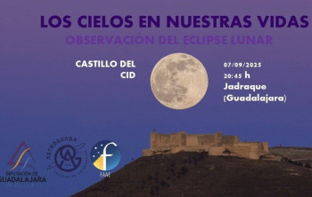 Este domingo disfruta del eclipse total de luna en el Castillo de Jadraque