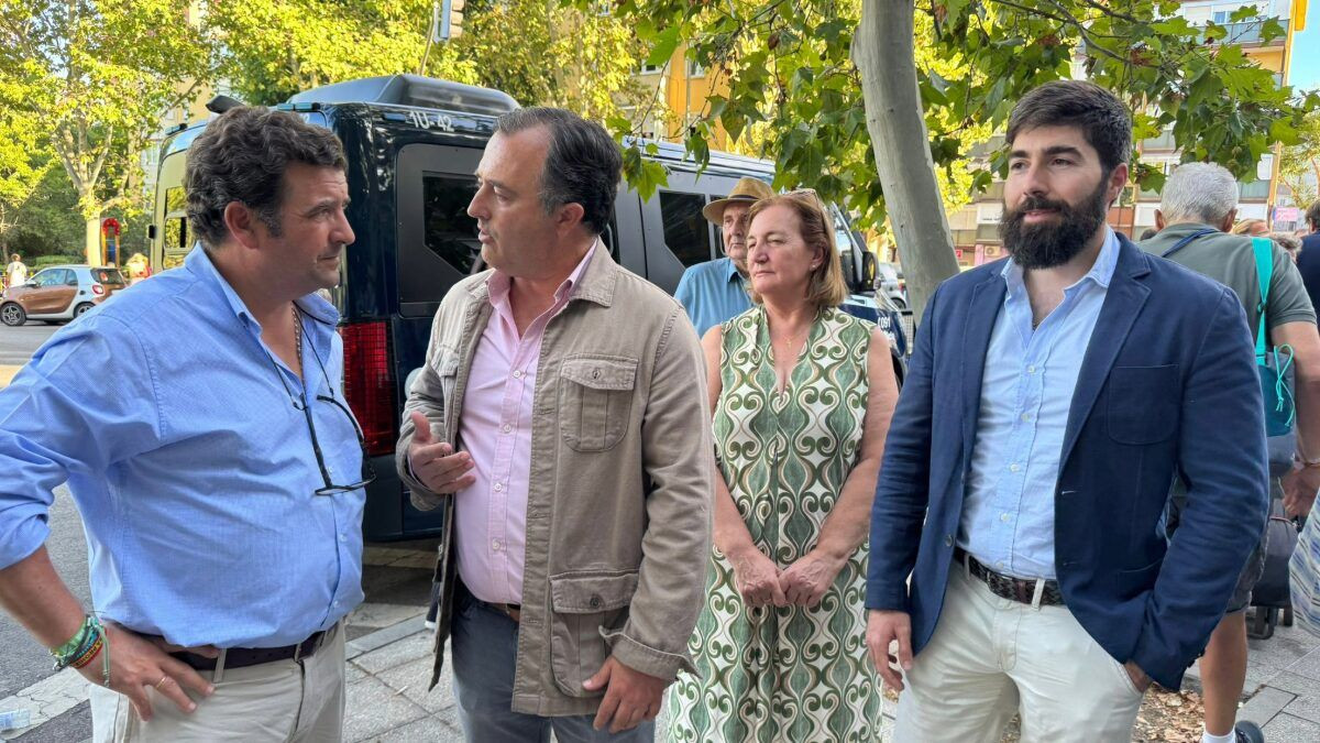 David Moreno, durante su participación en la concentración de Hortaleza//Imagen: Vox 