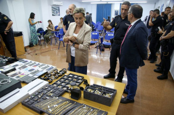 Detienen a un grupo criminal especializado en robos con fuerza cuando trataban de huir con un botín de 142.000 euros