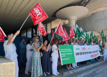 Personal del SNS se moviliza en la región para reclamar un “Estatuto Marco para avanzar” que ponga en valor a profesionales y pacientes